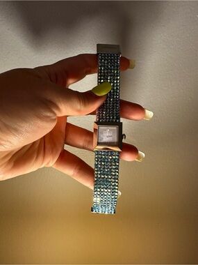 Swarovski Aquamarine Aurora Borealis Ellis Watch (355/2222)